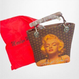Marilyn Monroe NWT VtG Purse Brown Handbag
